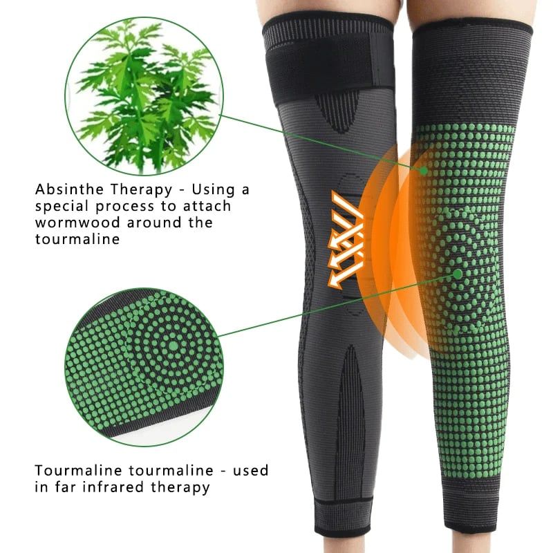 📢📢50% OFF !!!⏰Tourmaline acupressure self-heating knee sleev