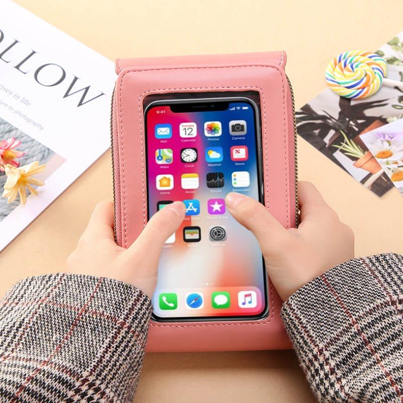 🔥Hot Sale 54% OFF -🎁Women's Touch Screen Mobile Phone Messenger bag