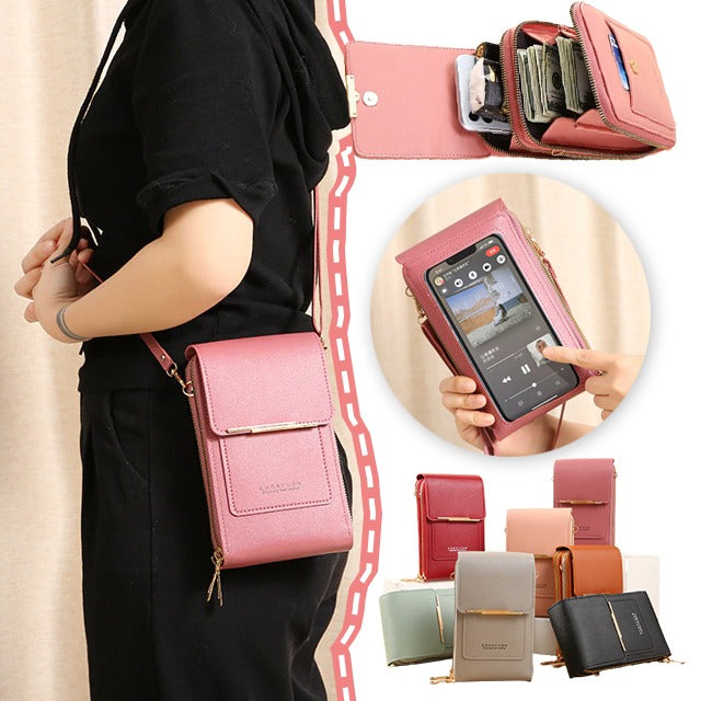 🔥Hot Sale 54% OFF -🎁Women's Touch Screen Mobile Phone Messenger bag