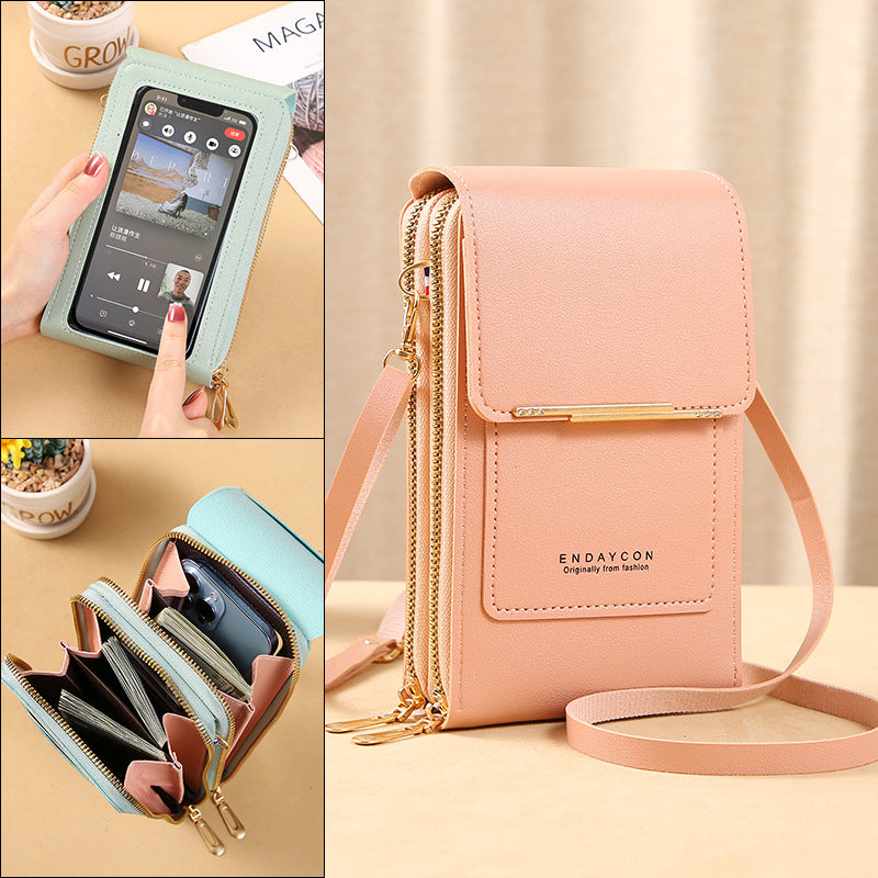 🔥Hot Sale 54% OFF -🎁Women's Touch Screen Mobile Phone Messenger bag