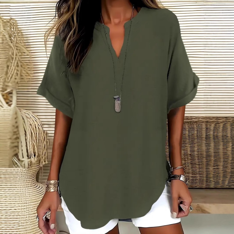 ⏳Limited-time 50% off⏰Fashion Loose Short Sleeve Top👚