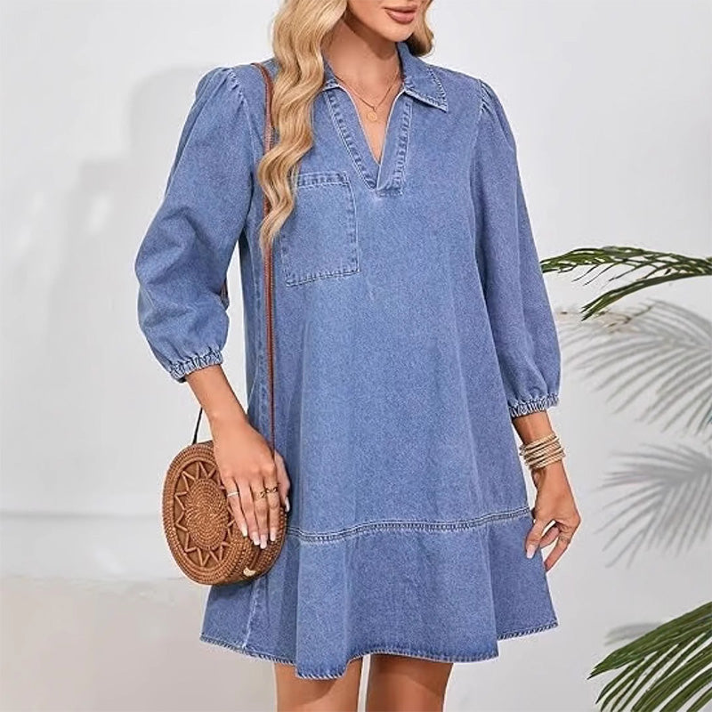 💜Women's Casual Denim Dress