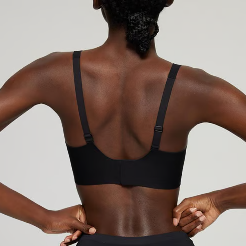 💕 Jelly Wireless Womens Comfortable Wireless Bras Push Up Bralettes Seamless Tshirts Bras Deep V Everyday Bras