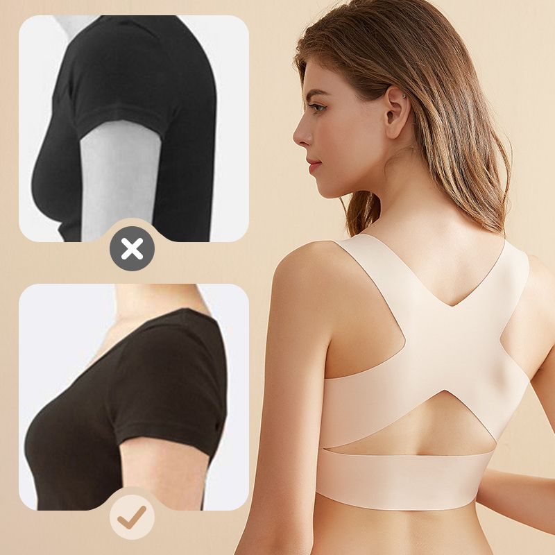 🎉Front Closure Cross-Back Wireless Posture Bra