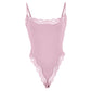 Slimming Lace Spaghetti Bodysuit