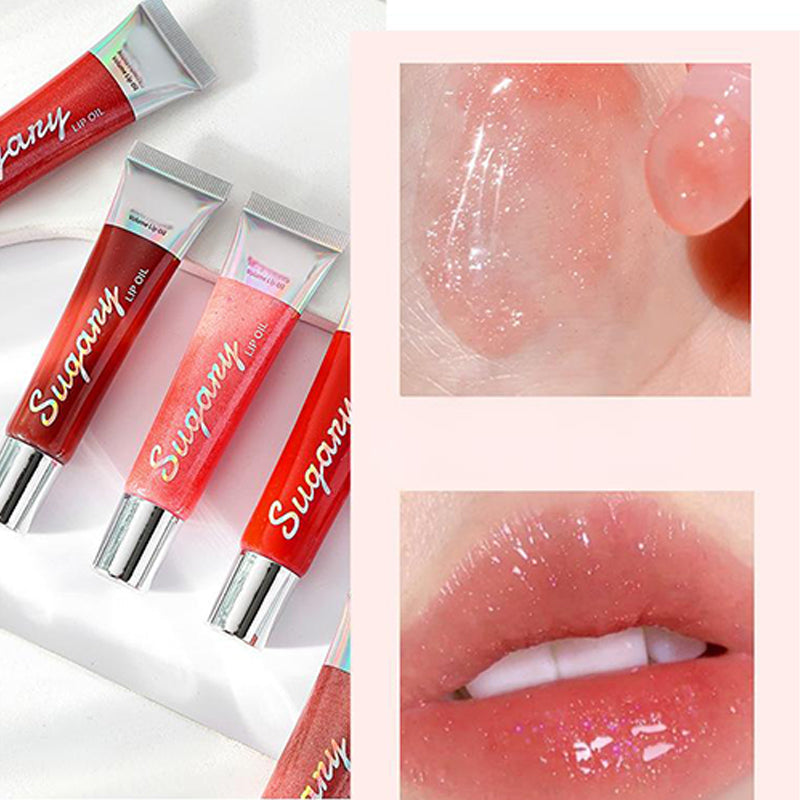 🔥✨Crystal Sparkle Lip Gloss with Hydrating Shine