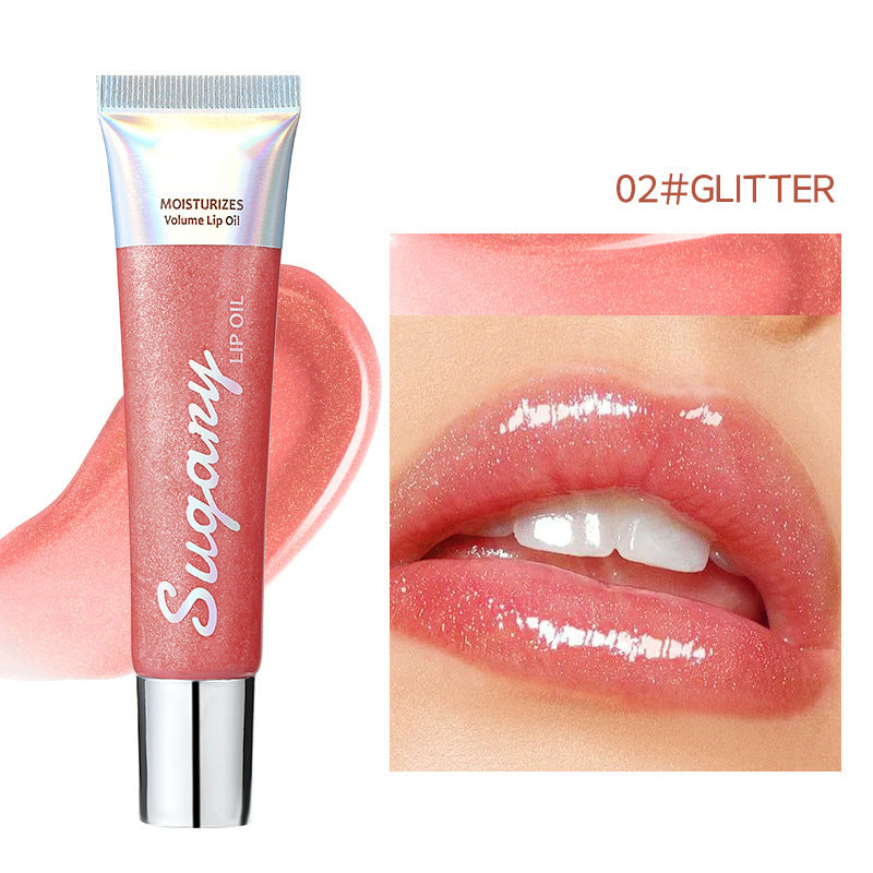 🔥✨Crystal Sparkle Lip Gloss with Hydrating Shine