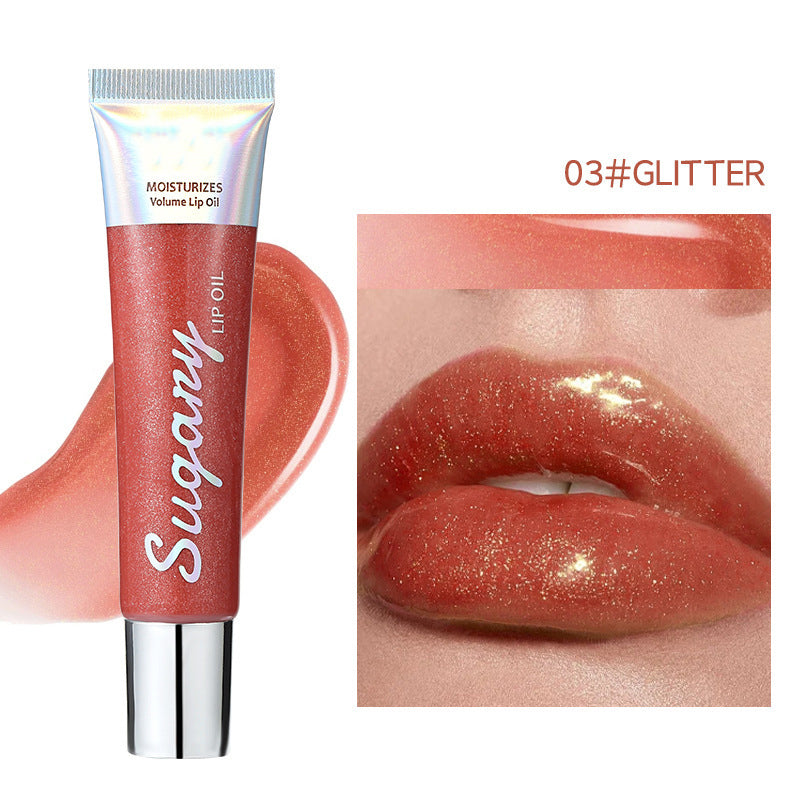 🔥✨Crystal Sparkle Lip Gloss with Hydrating Shine