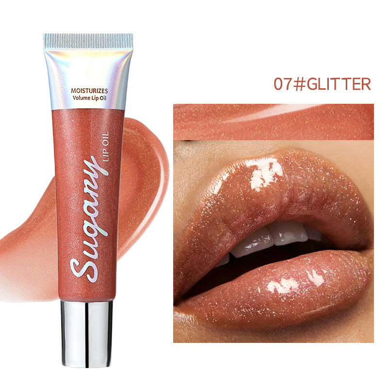 🔥✨Crystal Sparkle Lip Gloss with Hydrating Shine