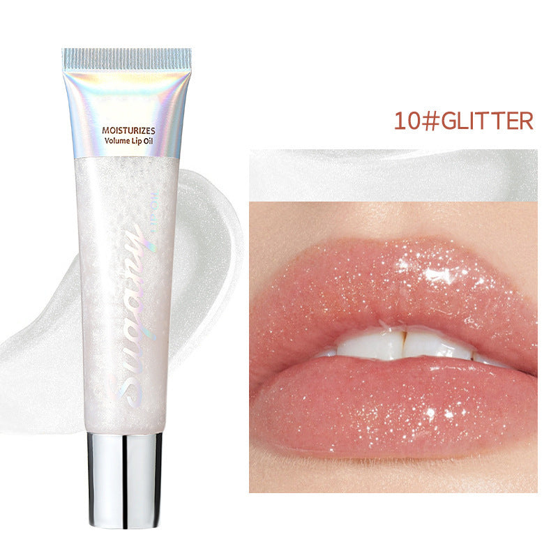 🔥✨Crystal Sparkle Lip Gloss with Hydrating Shine