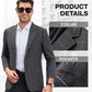 Men's Business Casual Checked Blazer