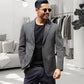 Men's Business Casual Checked Blazer