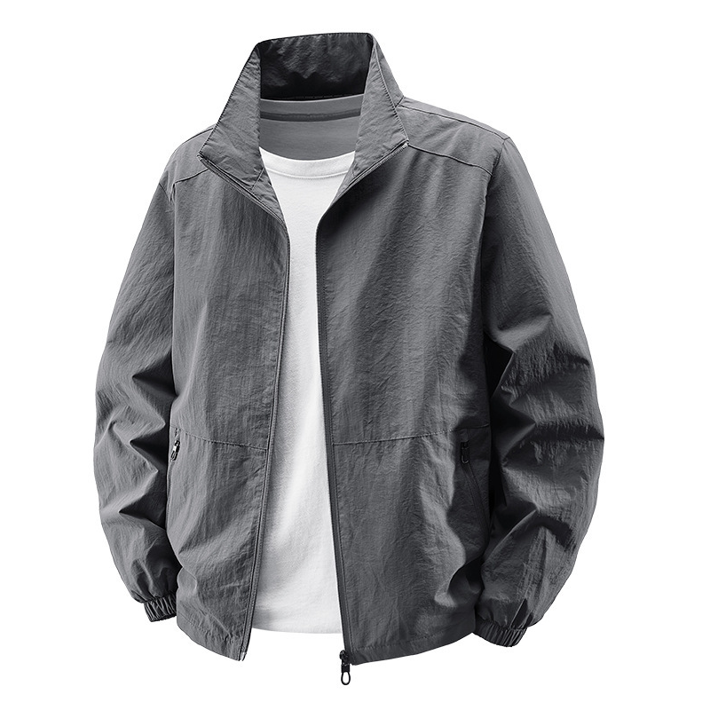 Unisex Casual Stand Collar Jacket
