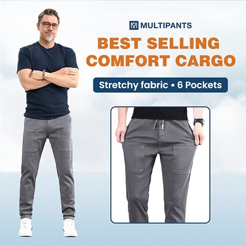 🎁Hot Sale 68% OFF🏆MultiPants – High Stretch Multi-pocket Durable Cargo Pants2