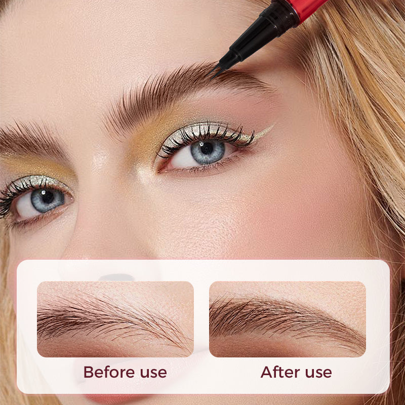 ✨🔥Buy 1 Get 1 Free⚡2-Fork Tip Waterproof Eyebrow Pen for Women