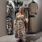 👗Graceful Floral Print Long Sleeve Dress