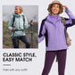 Women's 3-in-1 Outdoor Triple-Protection Multi-Color Jacket