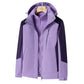 Women's 3-in-1 Outdoor Triple-Protection Multi-Color Jacket