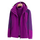 Women's 3-in-1 Outdoor Triple-Protection Multi-Color Jacket