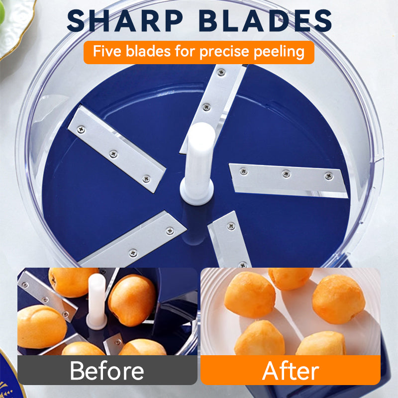 🍎50% OFF NOW ! ⏳Transparent Electric Fruit & Vegetable Peeler!