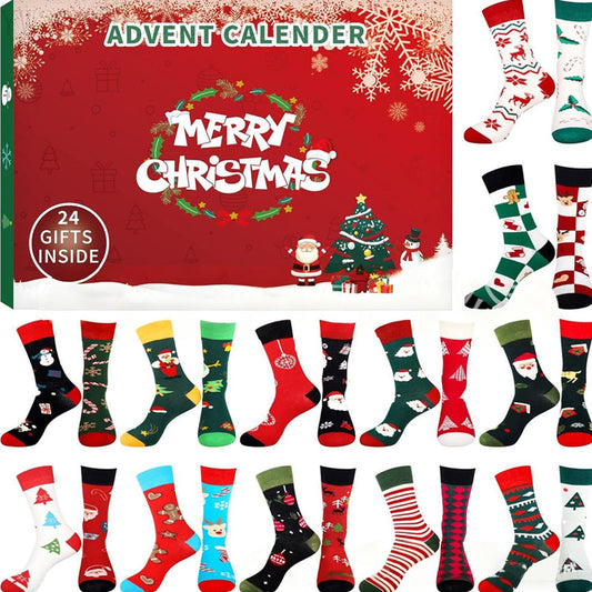 🧦24 Pairs of Christmas Socks Advent Calendar