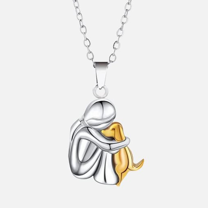 Necklace with "Embrace" Pendant