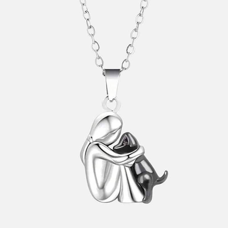 Necklace with "Embrace" Pendant