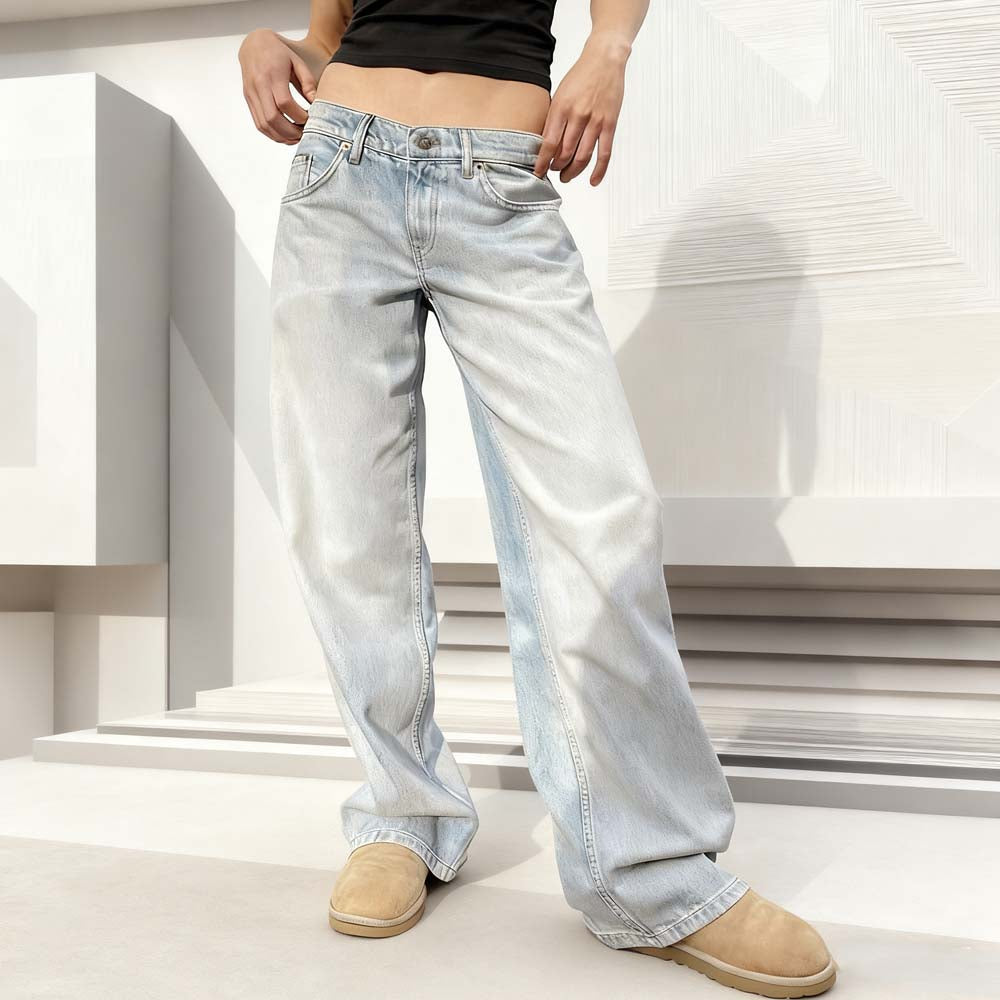 Women's Vintage-Style Relaxed Fit Jeans