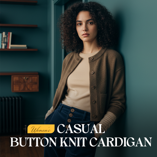 Women's Casual Button Knit Cardigan