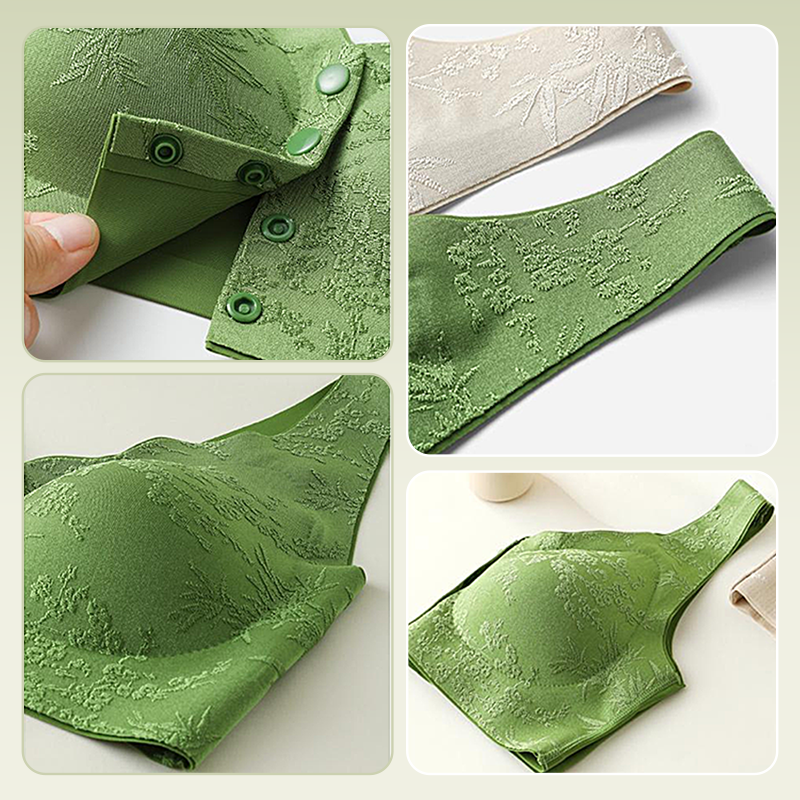 👙 50% OFF NOW! ✨ Comfort Front-Clasp & Wire-Free Seamless Bra - Buttery Soft Support with All-Day Comfort for a Smooth Silhouette 🌸💫