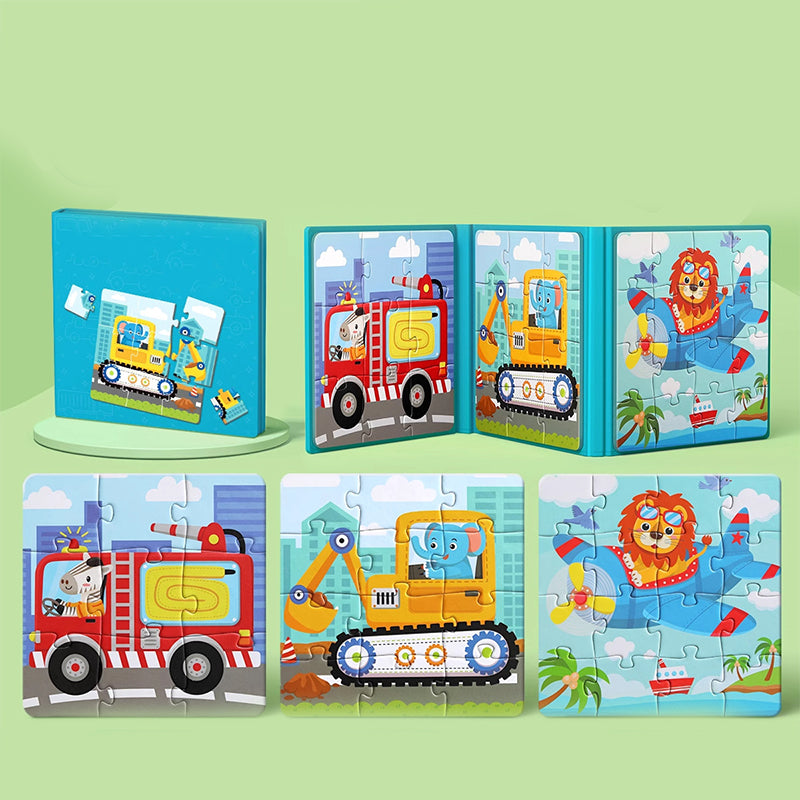 Children's Magnetic Puzzle Book