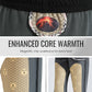 Unisex Thermal Straight Pants with Knee Warmers