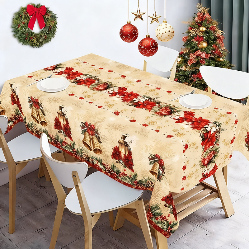 🎁Stylish Christmas Printed Tablecloth🔥