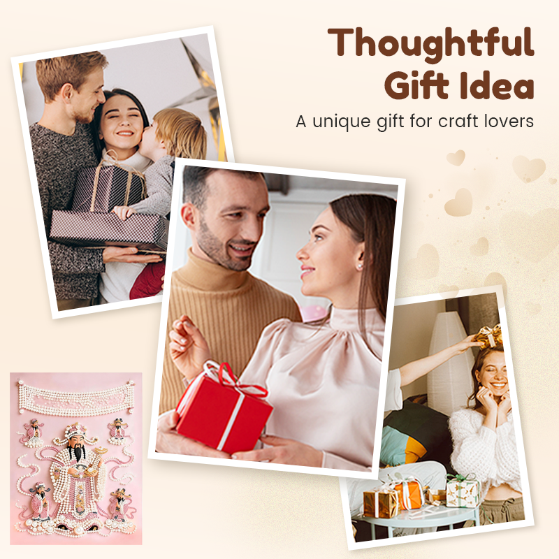 🎨 DIY 3D Pearl Painting Kit – Creative Wall Art Gift, 30×40cm