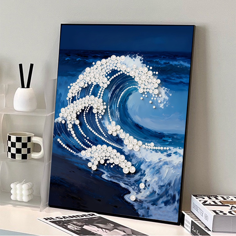 🎨 DIY 3D Pearl Painting Kit – Creative Wall Art Gift, 30×40cm