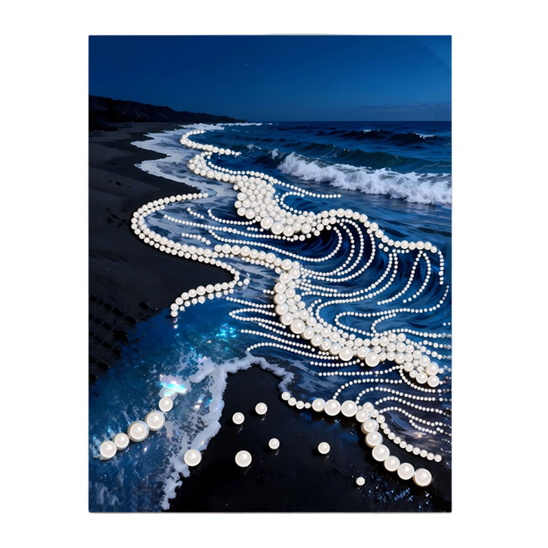 🎨 DIY 3D Pearl Painting Kit – Creative Wall Art Gift, 30×40cm