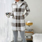 🔥Hot Sale Offers-Women's Plaid Zip-Up Hooded Jacket