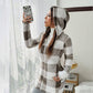 🔥Hot Sale Offers-Women's Plaid Zip-Up Hooded Jacket
