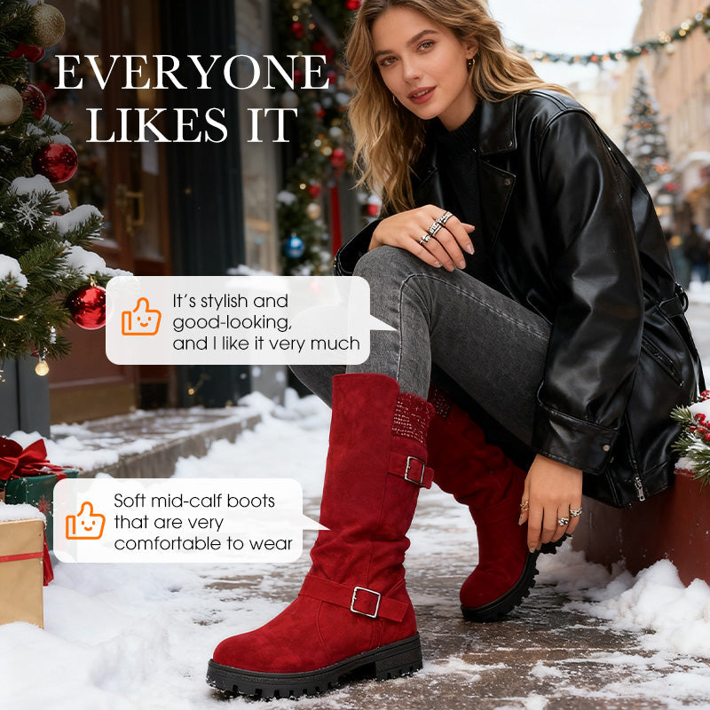 Women's Slouchy Mid-Calf Boots