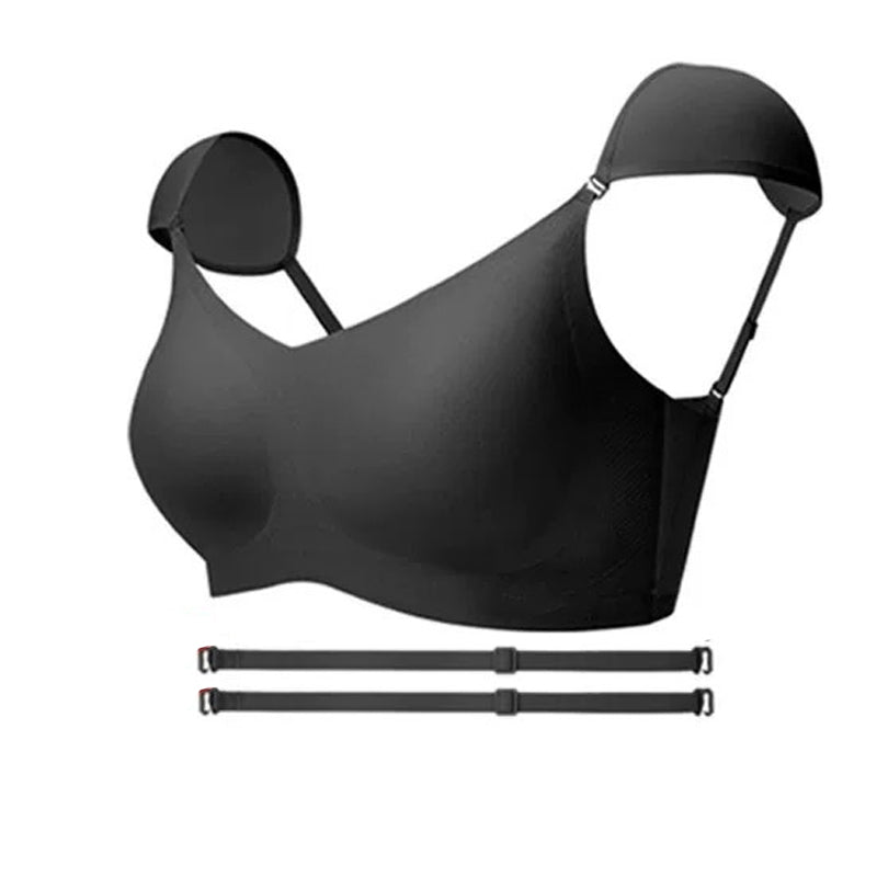 Women’s Seamless Push-Up Bra with Shoulder Pads