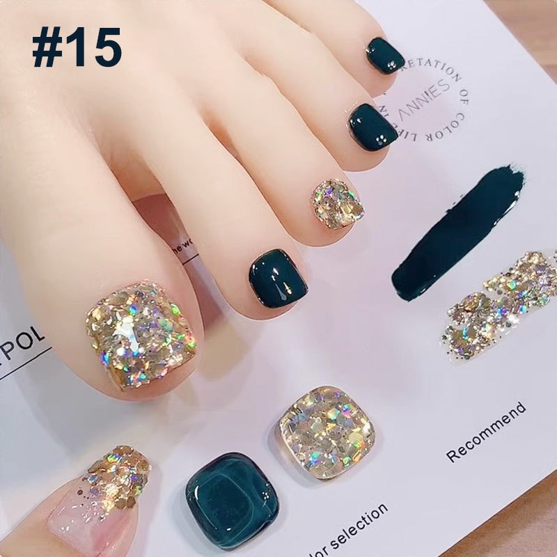 💅Fashion Glitter Dual-Color Nail Polish Combo Set