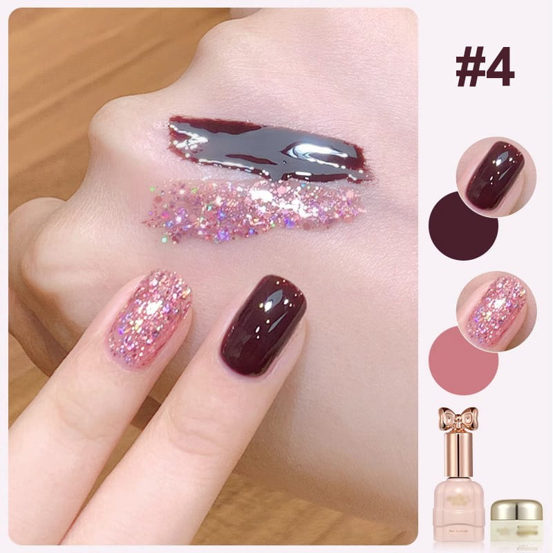 💅Fashion Glitter Dual-Color Nail Polish Combo Set