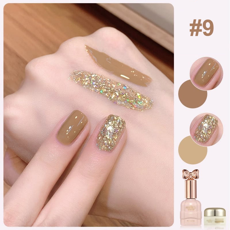 💅Fashion Glitter Dual-Color Nail Polish Combo Set