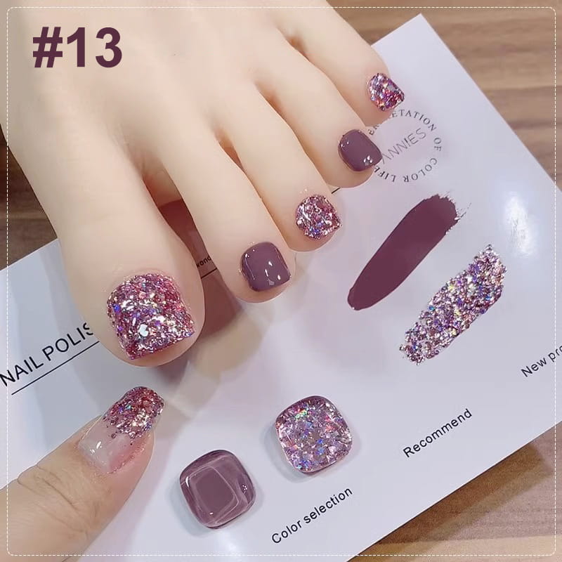💅Fashion Glitter Dual-Color Nail Polish Combo Set