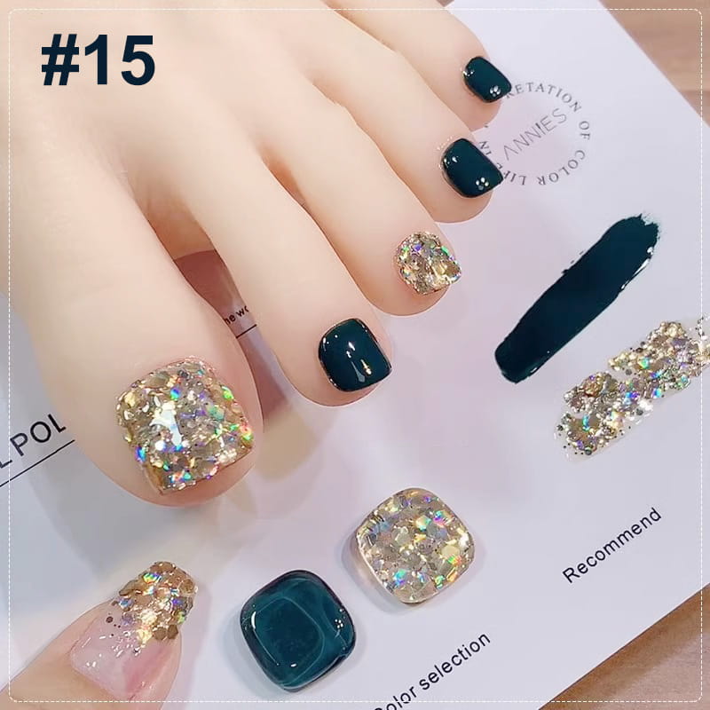 💅Fashion Glitter Dual-Color Nail Polish Combo Set