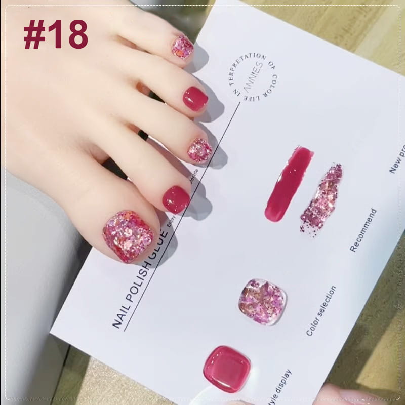 💅Fashion Glitter Dual-Color Nail Polish Combo Set