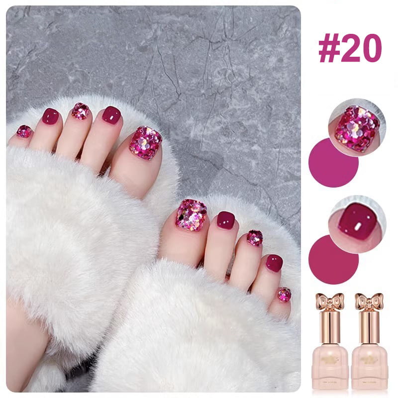 💅Fashion Glitter Dual-Color Nail Polish Combo Set
