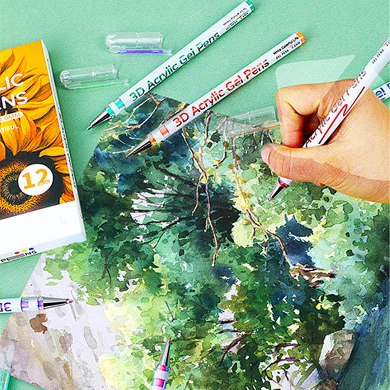 Multi-Color Gel Pen Set for Drawing & Coloring