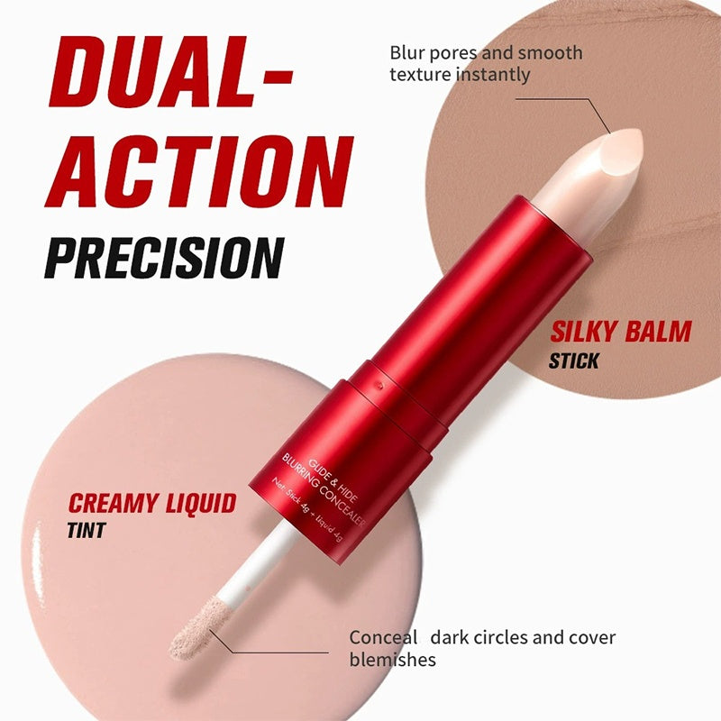 💜LAST DAY - BUY 1 GET 1 FREE💜Dual-Ended Long-Lasting Lightweight Concealer