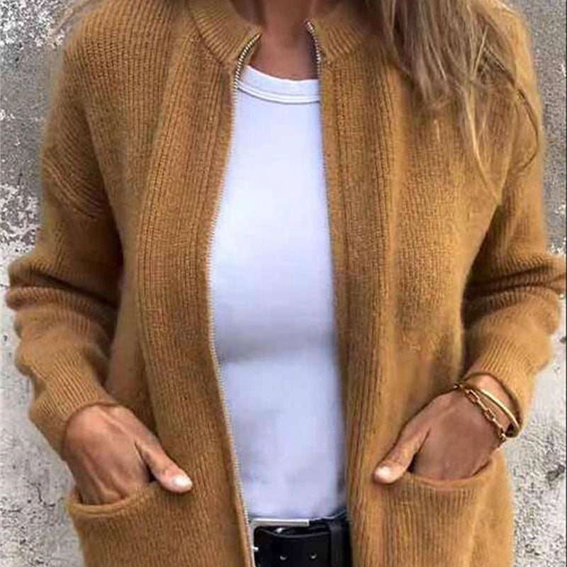 🌸 2026 Early-Spring New | Cozy Zip-Knit Jacket | All-Day Comfort 【50% OFF】